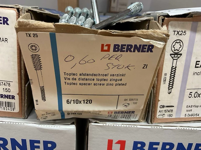 10 dozen nagelpluggen; schroeven; afstandschroeven - afbeelding 7 van  8