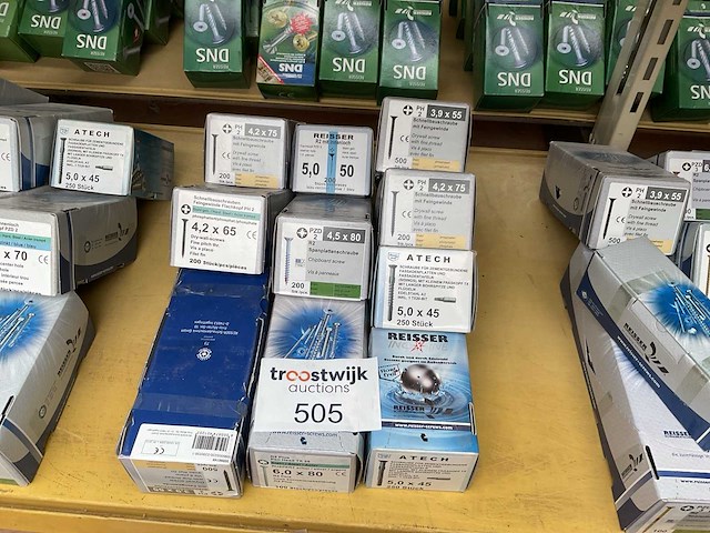 10 dozen spaanplaatschroeven - afbeelding 1 van  6