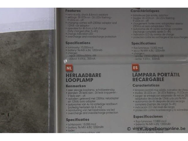 10 draagbare magnetische lampen perel - afbeelding 3 van  3