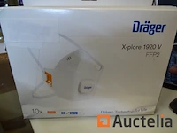 10 dräger x-plore 1920 v ffp2 maskers - afbeelding 1 van  4