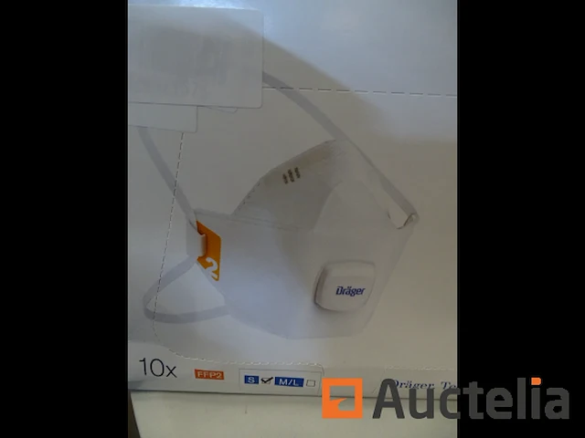 10 dräger x-plore 1920 v ffp2 maskers - afbeelding 2 van  4