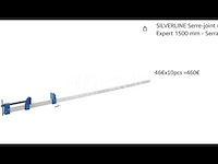 10 expert frame clamps - 1500 mm