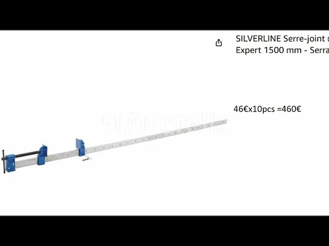 10 expert frame klemmen - 1500 mm - afbeelding 1 van  1