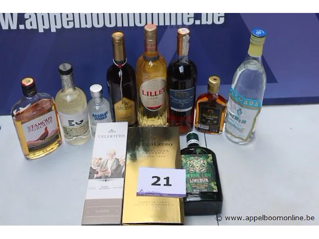 10 flessen sterke dranken - afbeelding 1 van  4
