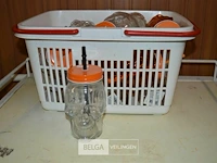 ±10 glazen drinkbekers skulls - afbeelding 1 van  3
