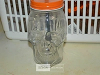 ±10 glazen drinkbekers skulls - afbeelding 2 van  3