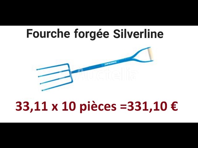 10 massieve 4-tands silverline vorken - afbeelding 1 van  4