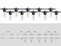 10 meter e27 waterdicht prikkabel koppelbaar (2x) - afbeelding 6 van  6