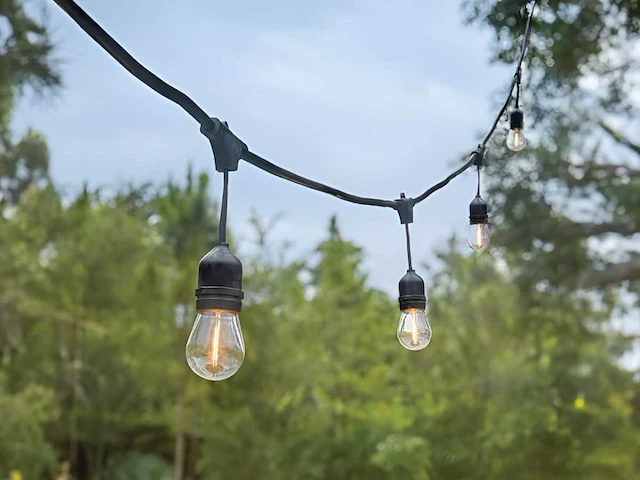 10 meter e27 waterdicht prikkabel koppelbaar (4x) - afbeelding 2 van  9