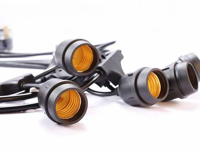10 meter e27 waterdicht prikkabel koppelbaar (8x) - afbeelding 7 van  9
