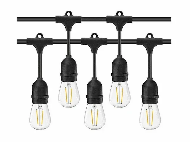 10 meter e27 waterdicht prikkabel koppelbaar dikke kabel (12x) - afbeelding 1 van  5