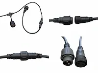 10 meter e27 waterdicht prikkabel koppelbaar dikke kabel (12x) - afbeelding 4 van  5