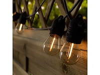 10 meter rgb led lichtslinger – e27 – waterdicht ip65 – binnen & buiten (x8) - afbeelding 2 van  4