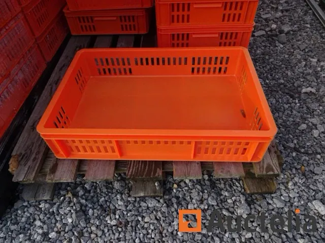 10 opbergdozen kunststof gesloten bodem, opengewerkte wanden - afbeelding 3 van  7