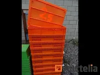 10 opbergdozen kunststof gesloten bodem, opengewerkte wanden - afbeelding 6 van  7