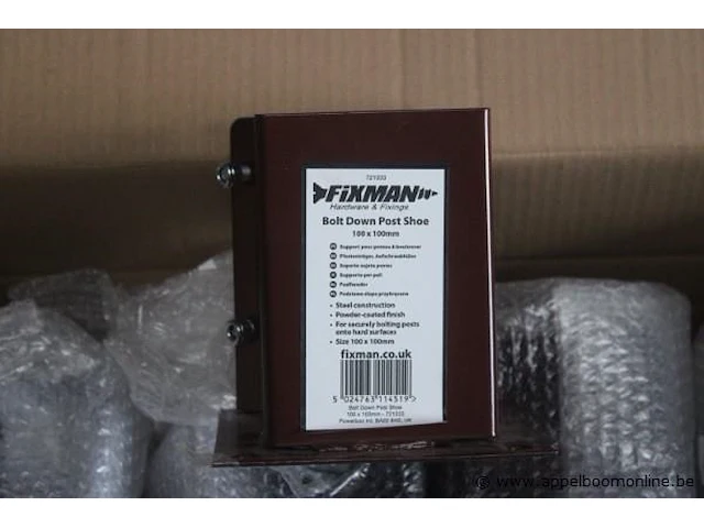 10 paalhouders fixman 100x100mm - afbeelding 2 van  2