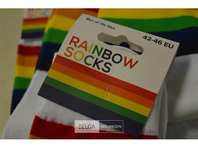 10 paar rainbow sokken 42/46 - afbeelding 3 van  3