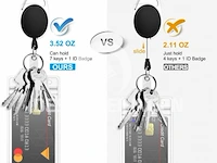 10 pack intrekbare badgehouders - afbeelding 3 van  5