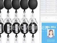 10 pack intrekbare badgehouders - afbeelding 4 van  5