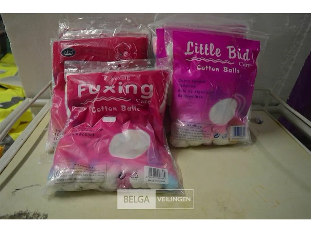 10 pakjes watten bolletjes - afbeelding 1 van  2