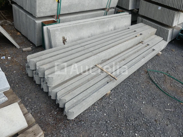 10 palen en 46 betonplaten - afbeelding 3 van  9