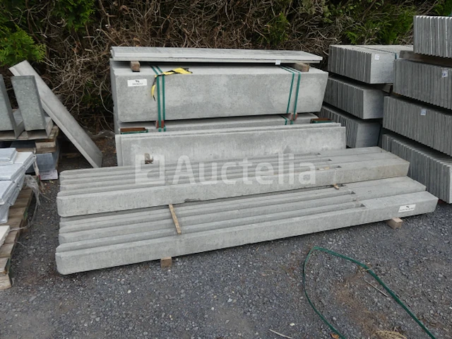 10 palen en 46 betonplaten - afbeelding 4 van  9