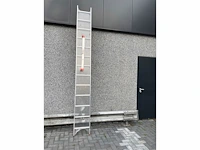 10 pcs enkele ladder 1x11 tüv-aluminium - afbeelding 1 van  3