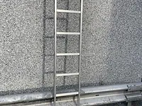 10 pcs enkele ladder 7 treden aluminium - afbeelding 7 van  7