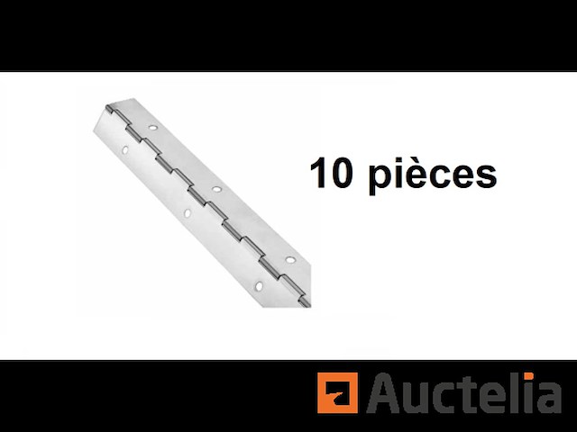 10 piano scharnieren 32 x 175 cm - afbeelding 1 van  3