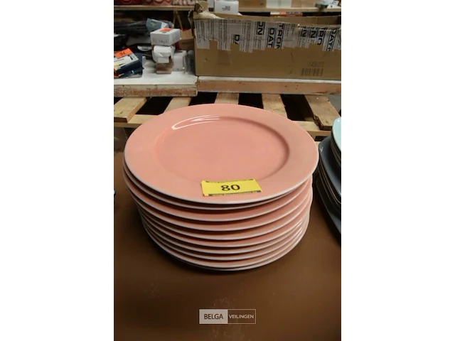 10 platte borden ø 29 cm - afbeelding 2 van  2