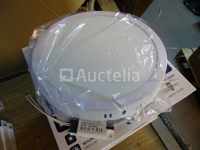 10 ronde witte led plafondlampen - afbeelding 1 van  6