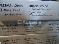 10 ronde witte led plafondlampen - afbeelding 2 van  6