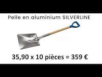 10 silverline aluminium schoppen