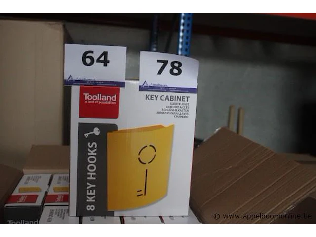 10 sleutelkastjes toolland - afbeelding 1 van  3