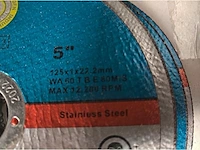 10 stanford slijpschijven inox 125mm 5" - afbeelding 2 van  2