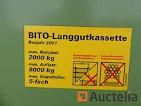 10 stapelbare metalen opbergbakken bito langgutkassette - afbeelding 1 van  7