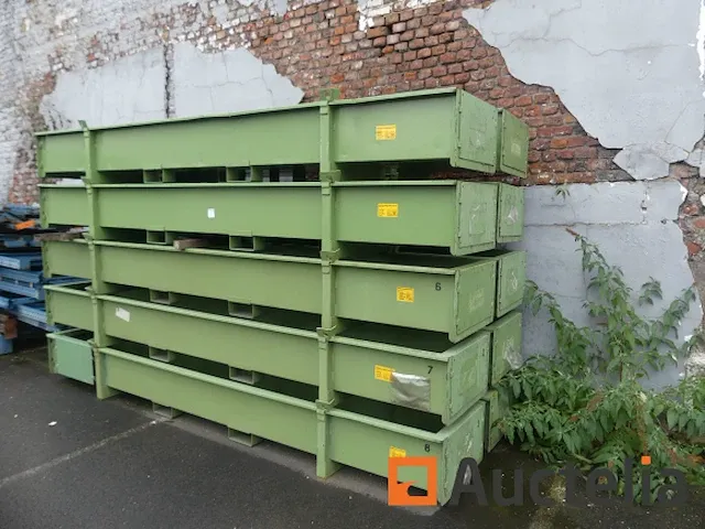 10 stapelbare metalen opbergbakken bito langgutkassette - afbeelding 5 van  7