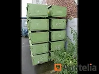 10 stapelbare metalen opbergbakken bito langgutkassette - afbeelding 7 van  7