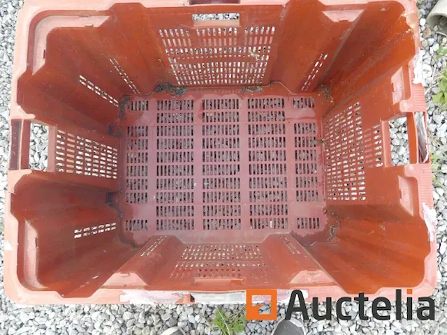 10 stapelbare plastic bakken - afbeelding 1 van  6
