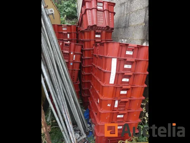 10 stapelbare plastic bakken - afbeelding 5 van  6