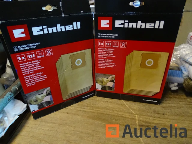 10 stofzuigerzakken 12 l einhell - afbeelding 1 van  3