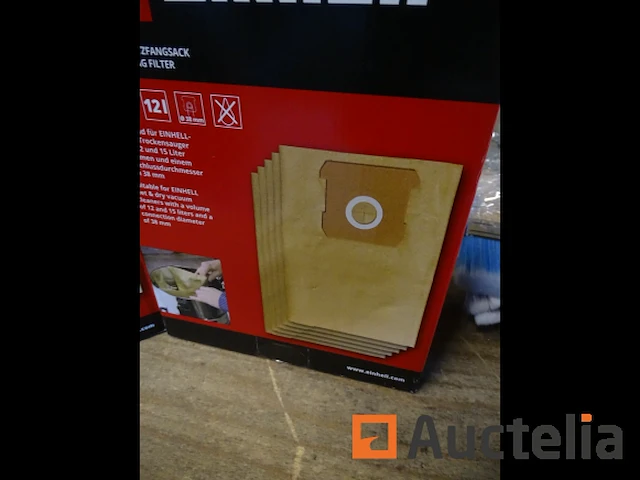 10 stofzuigerzakken 12 l einhell - afbeelding 3 van  3