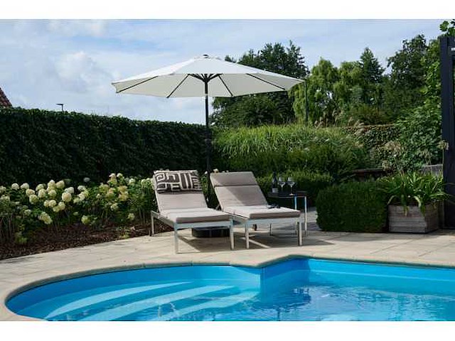 10 stuks - parasol - wit - afbeelding 2 van  5