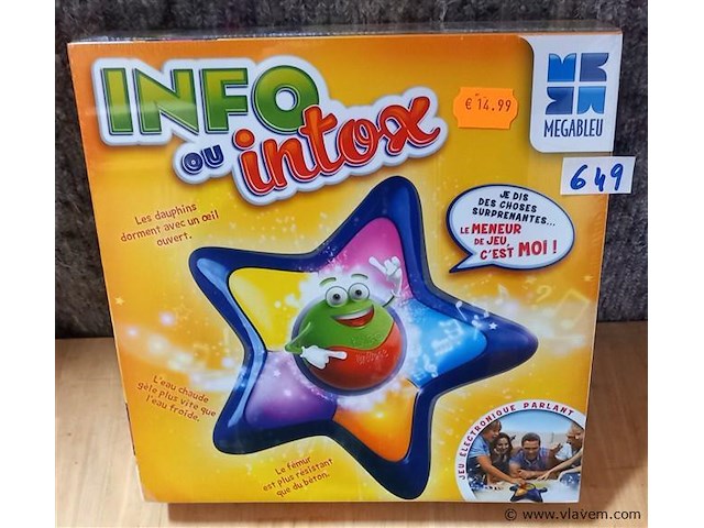 10 stuks info ou intox spel - afbeelding 1 van  1