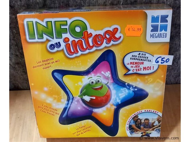 10 stuks info ou intox spel - afbeelding 1 van  1