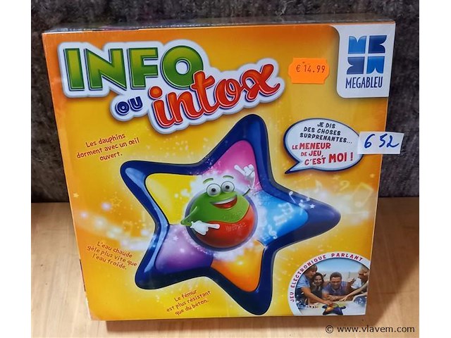 10 stuks info ou intox spel - afbeelding 1 van  1