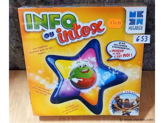 10 stuks info ou intox spel - afbeelding 1 van  1