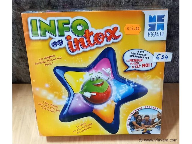 10 stuks info ou intox spel - afbeelding 1 van  1