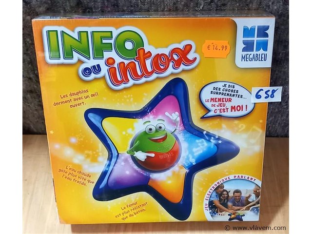 10 stuks info ou intox spel - afbeelding 1 van  1