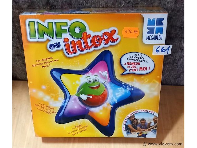 10 stuks info ou intox spel - afbeelding 1 van  1